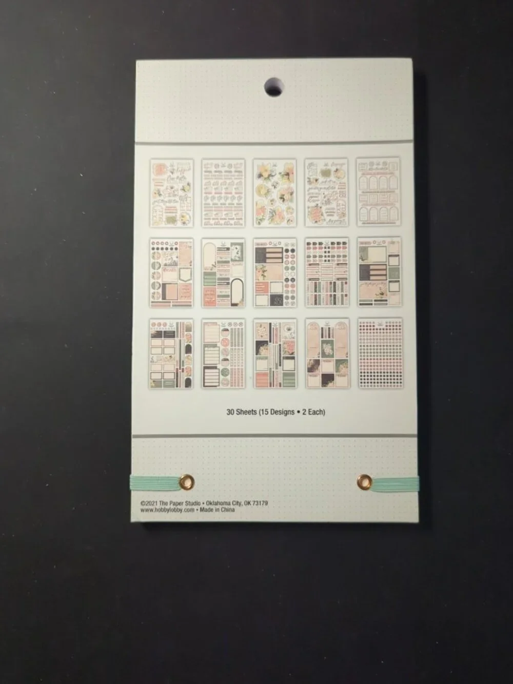 Agenda 52 Planner Sticker Books, Lot Of 6, Slightly Used